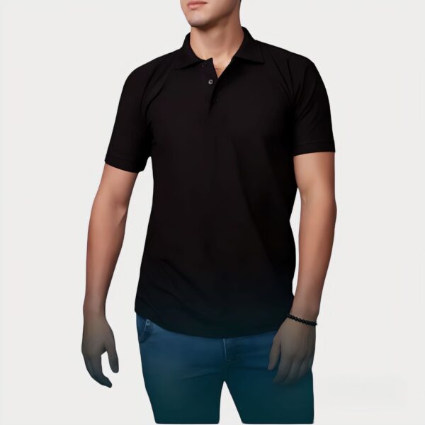 Polo Camisero Negro